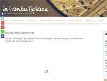 Tablet Screenshot of istanbulplace.com